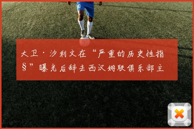 大卫·沙利文在“严重的历史性指控”曝光后辞去西汉姆联俱乐部主席职务